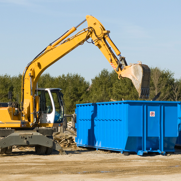 can i choose the location where the residential dumpster will be placed in Chincoteague Virginia